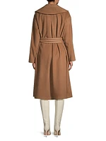 Eugene Wool Tie-Waist Maternity Coat