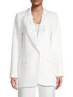 Cleo Floral Applique Jacket