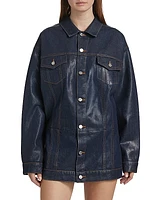 Webster Rigid Denim Trucker Minidress