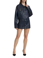 Webster Rigid Denim Trucker Minidress