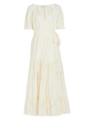 Sasha Surplice Tiered Maxi Dress