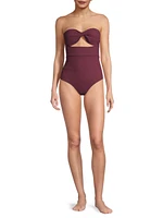 Ella Twist-Front One-Piece Swimsuit