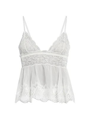 Lace Peplum Tank