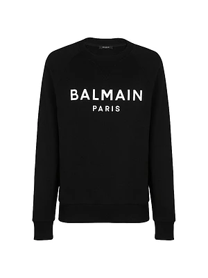 Logo Cotton Crewneck Sweatshirt