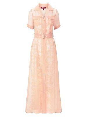 Millie Cotton-Blend Organza Maxi Dress