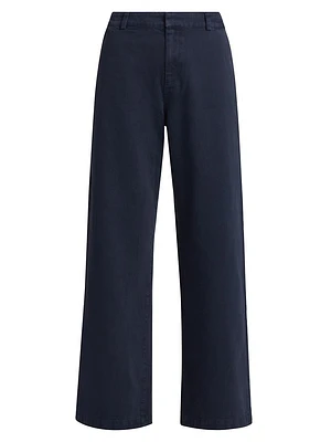Lee Flared Crop Denim Pants