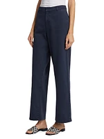 Lee Flared Crop Denim Pants