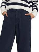 Lee Flared Crop Denim Pants