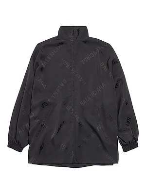 Diagonal Allover Fluid Tracksuit Jacket