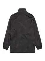 Diagonal Allover Fluid Tracksuit Jacket