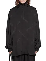 Diagonal Allover Fluid Tracksuit Jacket