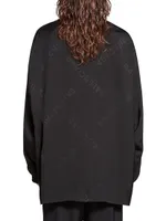 Diagonal Allover Fluid Tracksuit Jacket