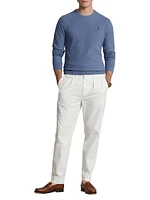 Long-Sleeve Cotton Sweater