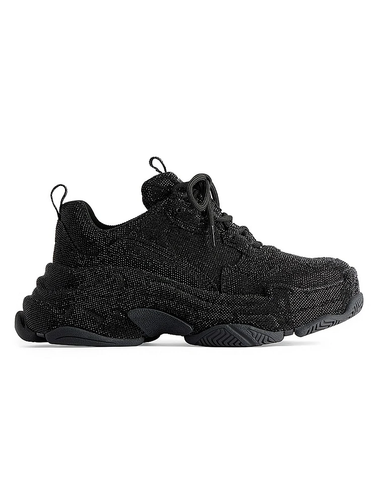 Women's Triple S Sneakers with Rhinestones