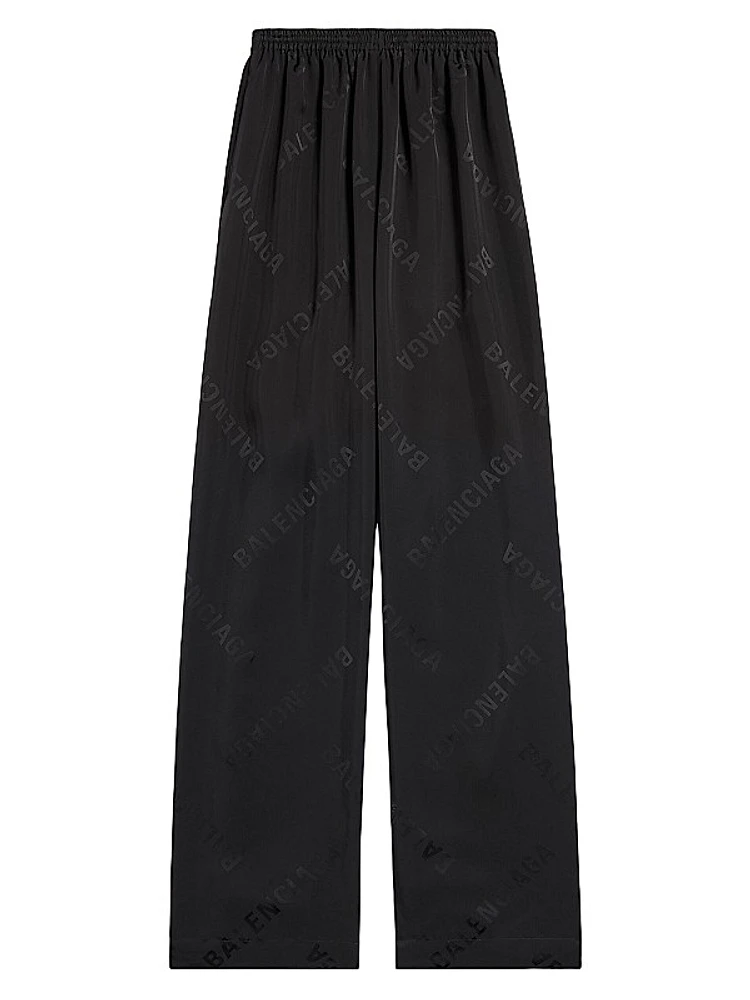 Bal Diagonal Allover Fluid Tracksuit Pants