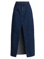 Avery Denim Maxi Skirt