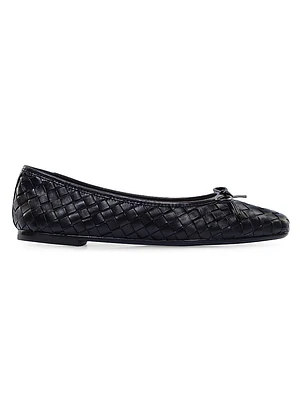 Gwynn Woven Leather Ballet Flats