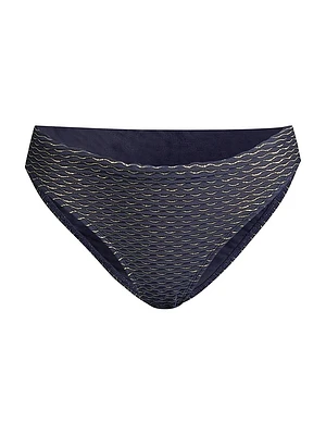 Margot Textured Waves Bikini Bottoms