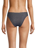 Margot Textured Waves Bikini Bottoms