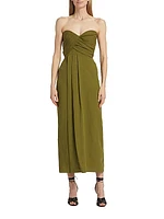 Yara Strapless Midi-Dress