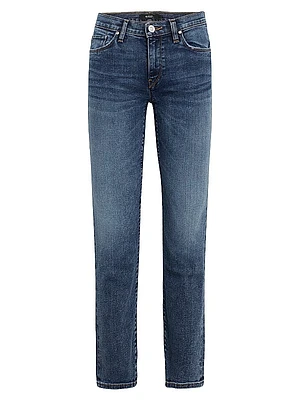 Nico Mid-Rise Straight-Leg Jeans