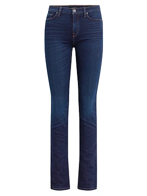 Nico Mid-Rise Straight-Leg Jeans