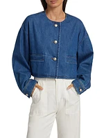 Paley Cropped Denim Jacket