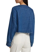 Paley Cropped Denim Jacket