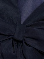 Claire Silk Sleeveless Column Gown