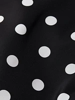 Colette Polka Dot Silk Minidress