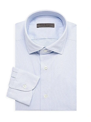 Micro-Dot Dress Shirt