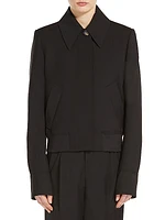 Smalto Wool Bomber Jacket