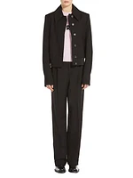 Smalto Wool Bomber Jacket