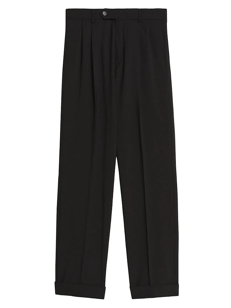 Ferito Straight-Leg Virgin Wool Trousers