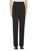 Ferito Straight-Leg Virgin Wool Trousers