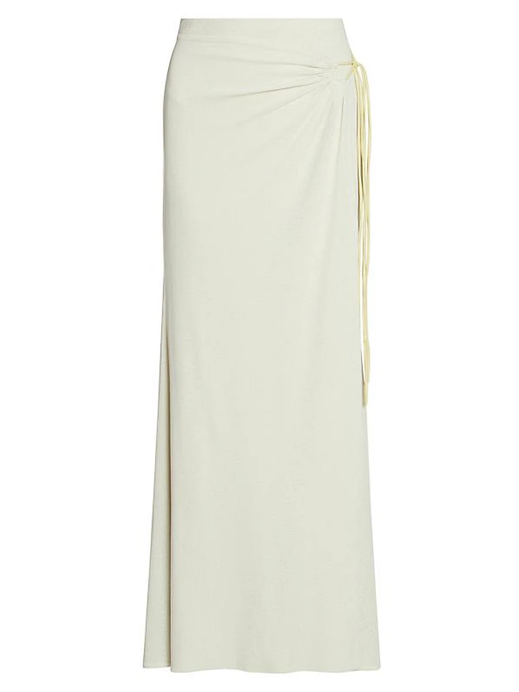 Macea Ruched Maxi Skirt