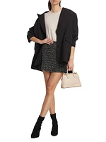 Elsie Metallic Tweed Miniskirt
