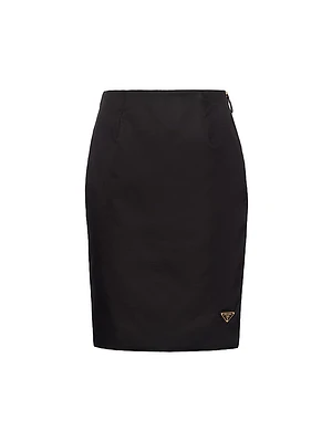 Re-Nylon Pencil Skirt
