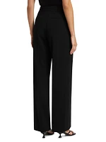 Pleated Wide-Leg Pants