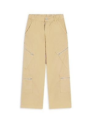Little Boy's & Boy’s Cotton Multi-Pocket Pants