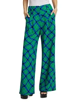 Bloo Plaid Relaxed Pants