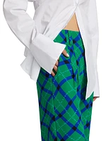 Bloo Plaid Relaxed Pants