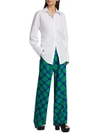 Bloo Plaid Relaxed Pants