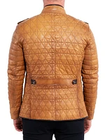 Leather Field Jacket