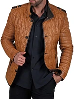 Leather Field Jacket
