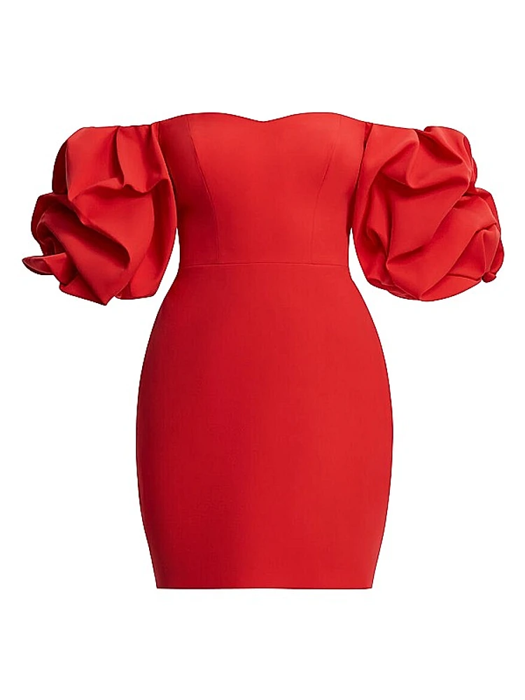 Off-The-Shoulder Minidress