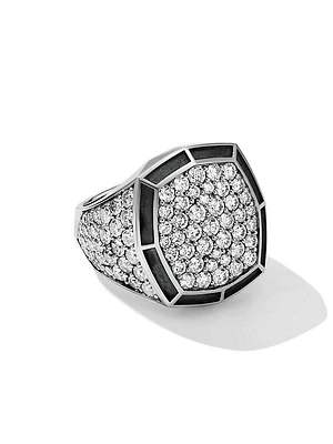 Streamline Signet Ring in Sterling Silver