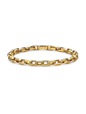 Streamline Heirloom Chain Link Bracelet 18K Yellow Gold
