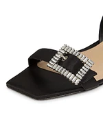 45MM Satin Slingback Sandals
