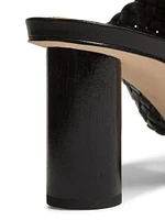 70MM Leather Sandals